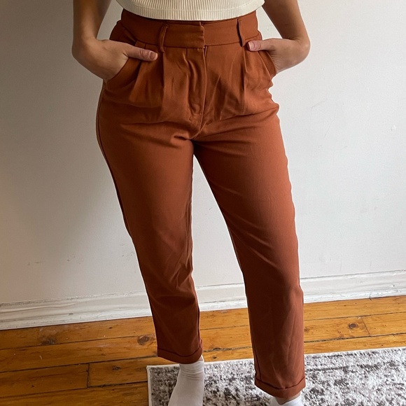 Carrot pant ocher - Picture 3 of 5